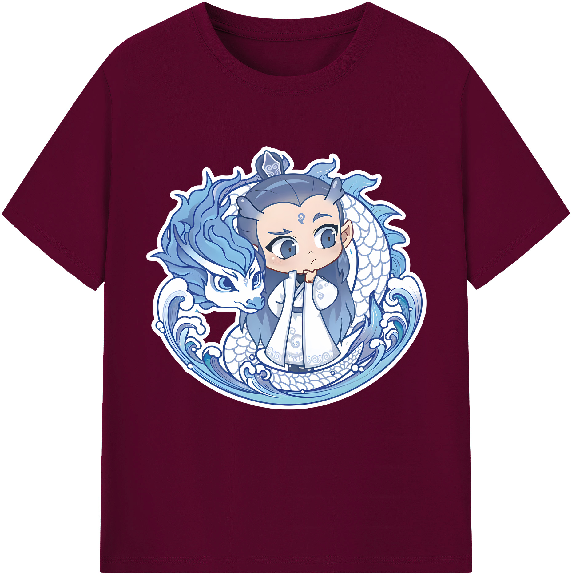 （画像用） Ne Zha 2 ナタ 魔童の大暴れ レディースカジュアルプリントTシャツ（綿100％）